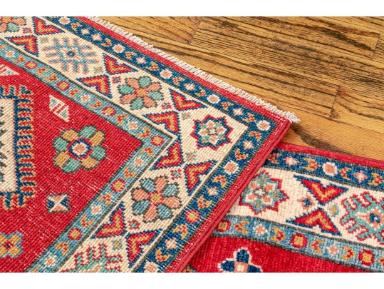 Hand Knotted Pakistani Wool Carpet Runner - 25