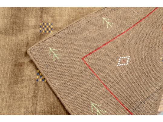 Hand Knotted Wool Gabbeh Carpet - 69