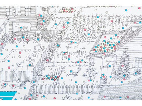 Bruce Johnson (Am., 20th C.) Mixed Media, 