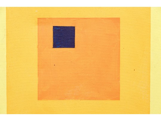 Oil On Canvas, After Josef Albers 
