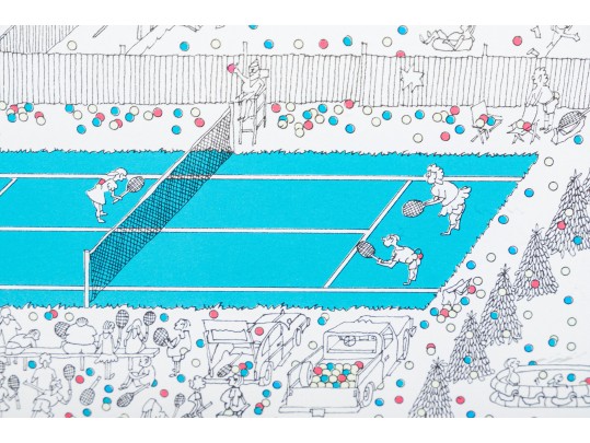 Bruce Johnson (Am., 20th C.) Mixed Media, 