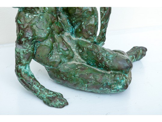 Bronze Patinated Figural Sculpture 