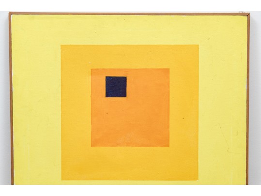 Oil On Canvas, After Josef Albers 