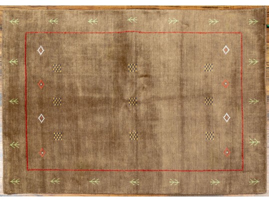 Hand Knotted Wool Gabbeh Carpet - 69
