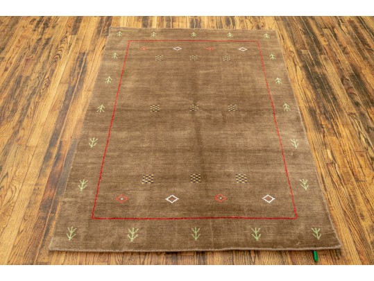 Hand Knotted Wool Gabbeh Carpet - 69