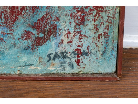 Donald Sargeant (20th C.) Painting On Panel, 
