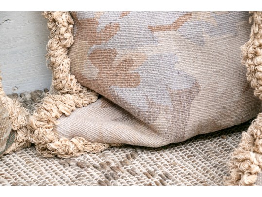Set Of Four Large Tapestry Pillows