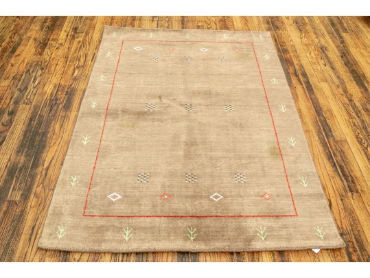 Hand Knotted Wool Gabbeh Carpet - 69