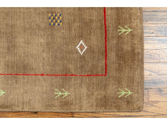 Hand Knotted Wool Gabbeh Carpet - 69