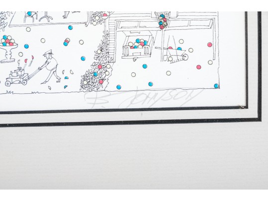 Bruce Johnson (Am., 20th C.) Mixed Media, 