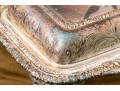 English Silver Plated Lot With Pair Of Chafing Dishes On Stand Along With A Lidded Tureen