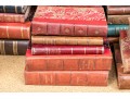 Large Collection Of Antique And Vintage Leatherbound And Other Books