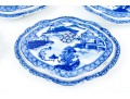 Collection Of Seven Chinese Blue And White Porcelain Lidded Serving Bowls