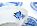 Collection Of Seven Chinese Blue And White Porcelain Lidded Serving Bowls