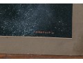 Donald Sargeant (20th C.) Work On Paper, Spaceship Orbiting In Space, Signed