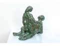 Bronze Patinated Figural Sculpture 