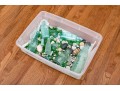 Decorative Sea Glass, Pebbles And Bottles 
