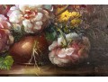 Signed Oil On Board Floral Still Life
