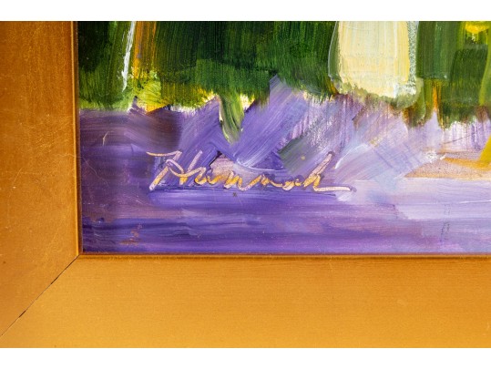 Hannah Cole Buie (American, B. 1955) Oil On Board Painting