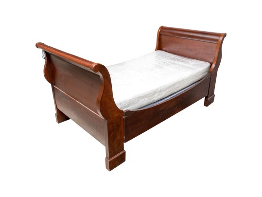 Classical Mahogany Empire Daybed, Ca 1810-30