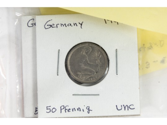 Large Lot Of German Coins (Contains Silver)