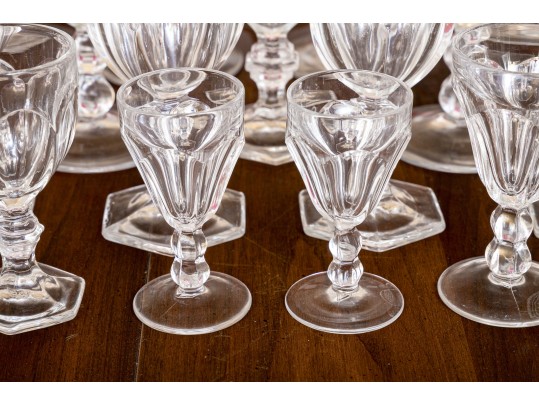 A 20th Century 45 Piece American Vintage Heisey Glass Stemware Service