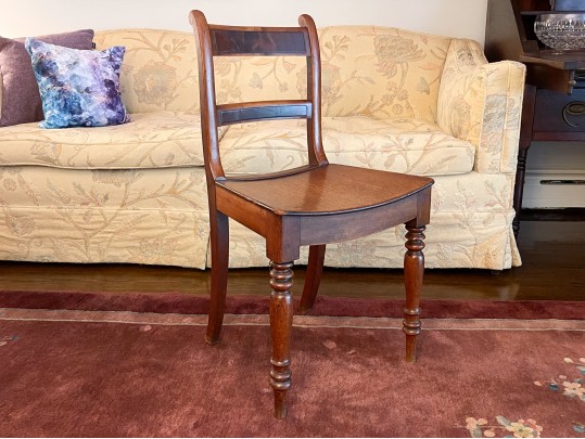 A 19th Century Southern Farmhouse Secretary With Chair