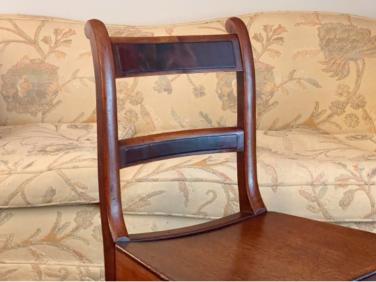 A 19th Century Southern Farmhouse Secretary With Chair