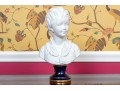 After Houdon Porcelaine De France White Bisque Sculpture 