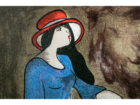 Linda Le Kniff (Brazil/France, B.1949) Ltd. Ed. Color Serigraph, 