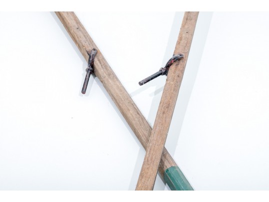 Pair Of Antique Nantucket Long Boat Oars 