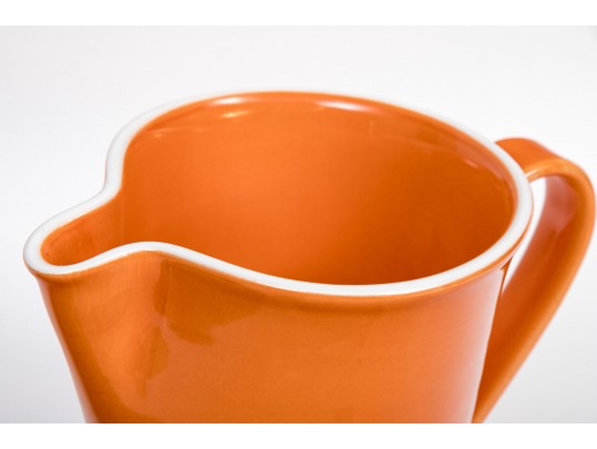 Group Of Three Colorful Italian Glazed Ceramic Pieces