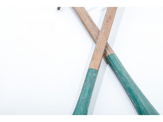 Pair Of Antique Nantucket Long Boat Oars 