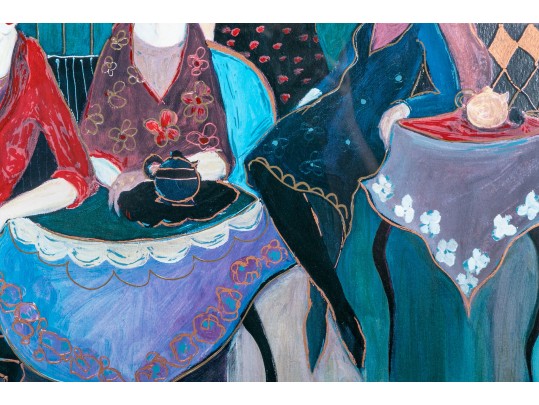 Emile Bellet (France, B.1944) Giclee On Paper, Beauty In A Garden