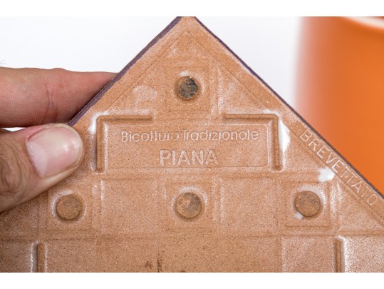 Group Of Three Colorful Italian Glazed Ceramic Pieces