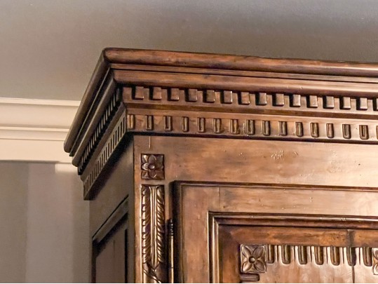 Substantial French Style Walnut Armoire
