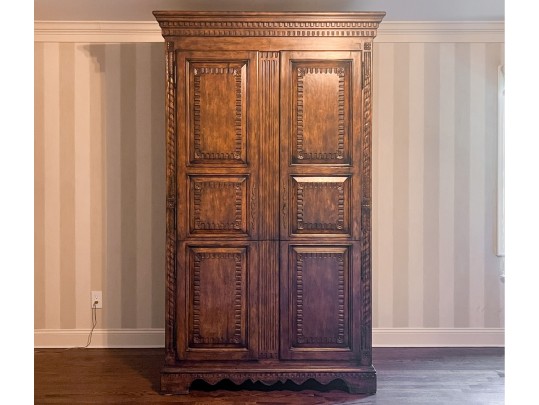 Substantial French Style Walnut Armoire