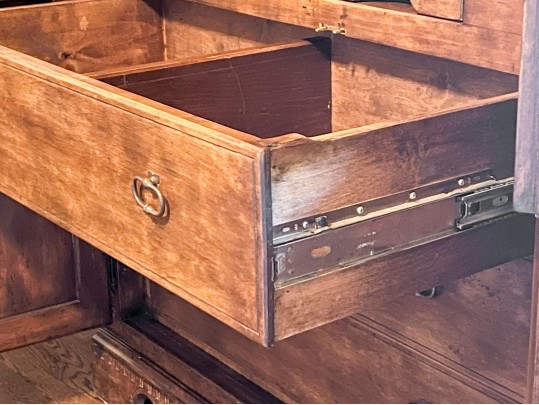 Substantial French Style Walnut Armoire