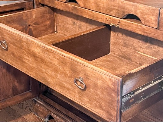 Substantial French Style Walnut Armoire