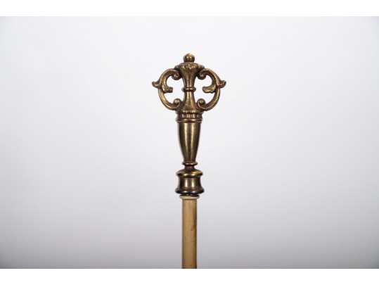 Antique Enameled Sculpture After Moreau Once Electrified