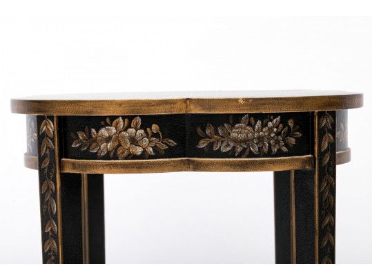Chelsea House Quatrefoil Accent Table In Chinese Chippendale Style