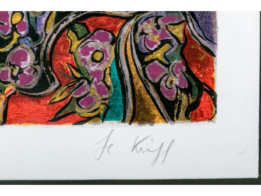 Linda Le Kniff (Brazil/France, B.1949) Ltd. Ed. Color Serigraph, 