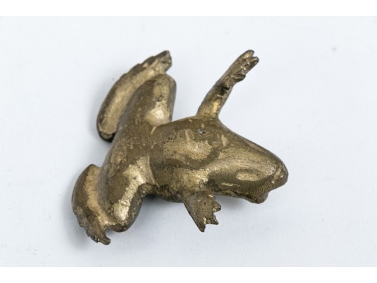 Collection Of Seven Metal Frog Figures