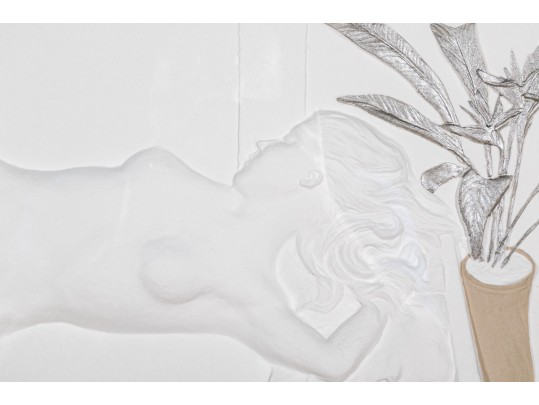 Signed Ltd Ed. Embossed Paper Artwork, Female Nude