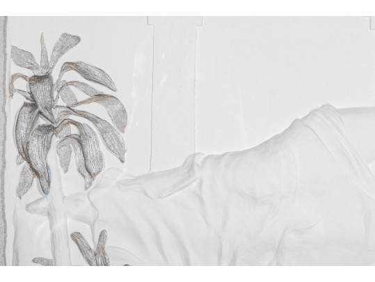 Signed Ltd Ed. Embossed Paper Artwork, Female Nude