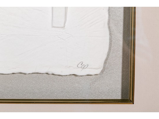 Signed Ltd Ed. Embossed Paper Artwork, Female Nude