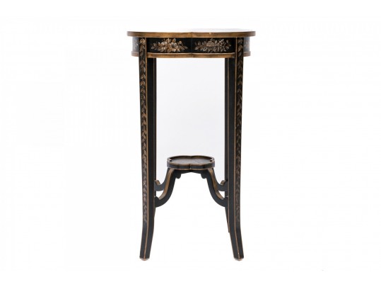 Chelsea House Quatrefoil Accent Table In Chinese Chippendale Style