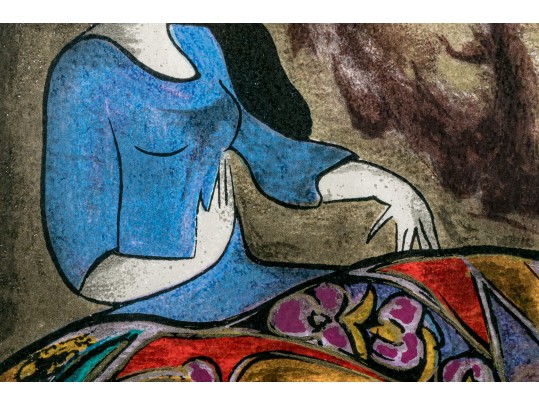 Linda Le Kniff (Brazil/France, B.1949) Ltd. Ed. Color Serigraph, 