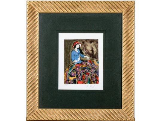 Linda Le Kniff (Brazil/France, B.1949) Ltd. Ed. Color Serigraph, 