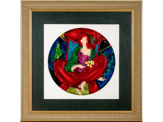 Linda Le Kniff (Brazil/France, B.1949) Ltd. Ed. Serigraph, Exotic Beauty